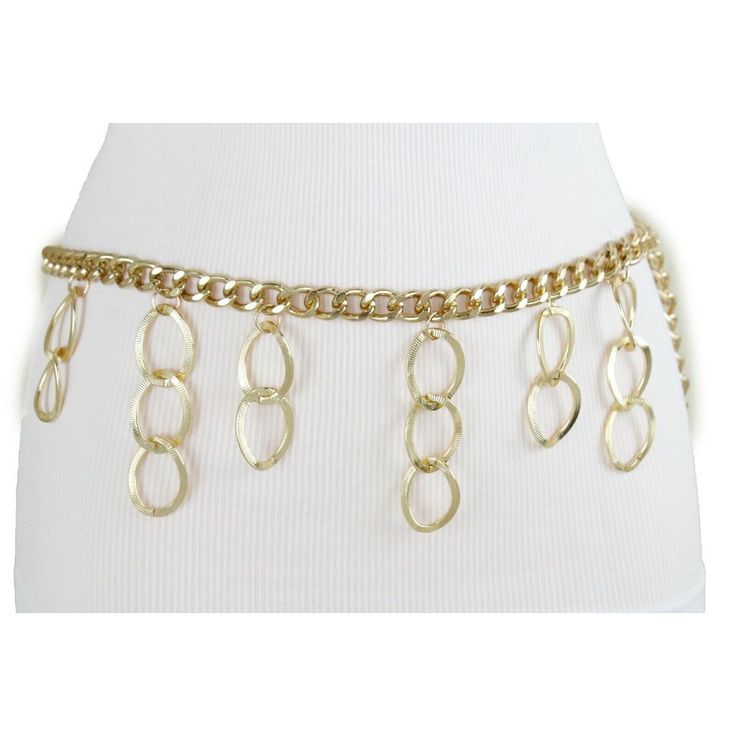 Style : Fashion / Waist Or Hip Condition : Brand New Color : Gold Metal Chain Links Size: One Size Belt - Adjustable Can Fit Size Medium - Xl Waist Size: About 30" - 45" Belt Width : About 1/2" Wide - Drop Up To 3 1/2" Brand New Trendy Urban Women Waistband Spring Summer Winter Fall Modern All Year Around Collection Ladies Fashion Feminine Style Sexy Premium Belt - Perfect For Day Or Night Classic Look Or Happy Party Time Brand New Sexy Fun And Edgy Fashion Special And Unique Stylish Belt Ladies Adjustable Gold Chain Belt, Chic Adjustable Gold Chain Belt, Gold Metal Chain Link Ring, Gold Chain Link Ring Made Of Metal, Adjustable Chain Link Belt, Bohemian Gold Chain Belt With Adjustable Chain, Gold Metal Chain Ring, Bohemian Gold Chain Belt, Adjustable Metal Chain Belt