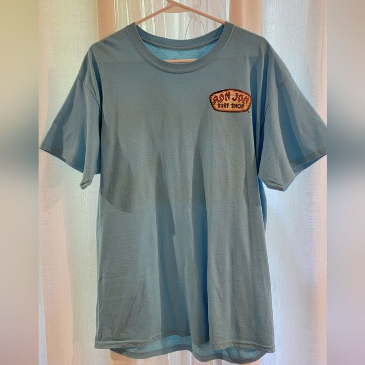 Nwot, Men's Large, Short-Sleeve, Beautiful Blue, T-Shirt, Ron Jon, Fish, Surf, Salt Life, Cotton, Super Comfy Ron Jon Surf Shop Shirt, Surf Shop Shirts, Obx Summer, Ron Jon, Ron Jon Surf Shop, Surf Club, Beach Clothes, Salt Life, Blue T Shirt