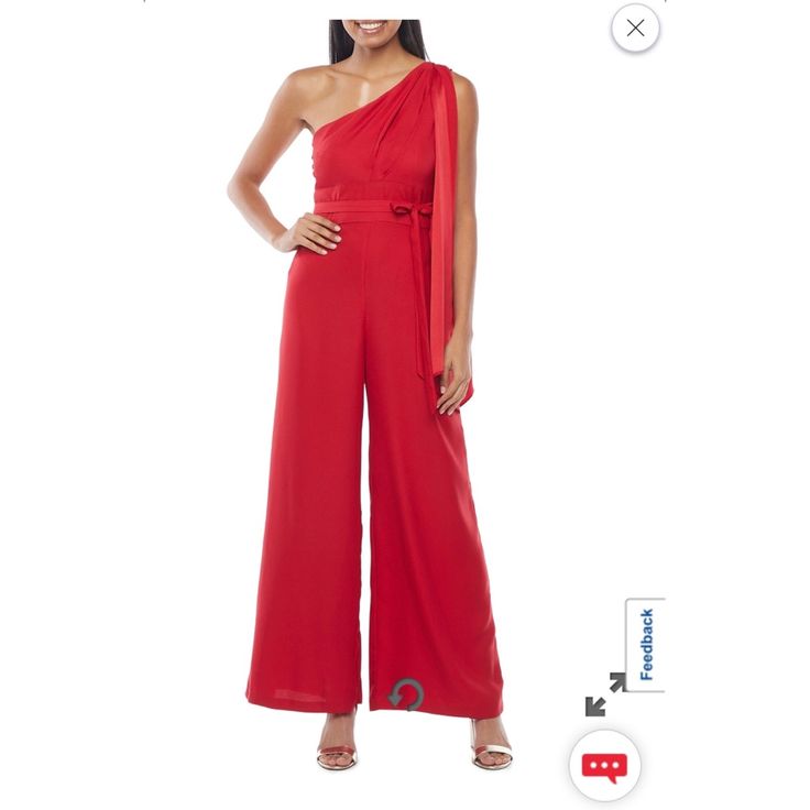 Red Jumpsuit. New. With Tags. Never Worn. Size 12. Soft Material, Beautiful. Jumpsuit Formal, Suits Usa, Romper Long Pants, Sequin Rompers, Sequin Jumpsuit, Red Jumpsuit, Denim Romper, Striped Jumpsuit, White Jumpsuit