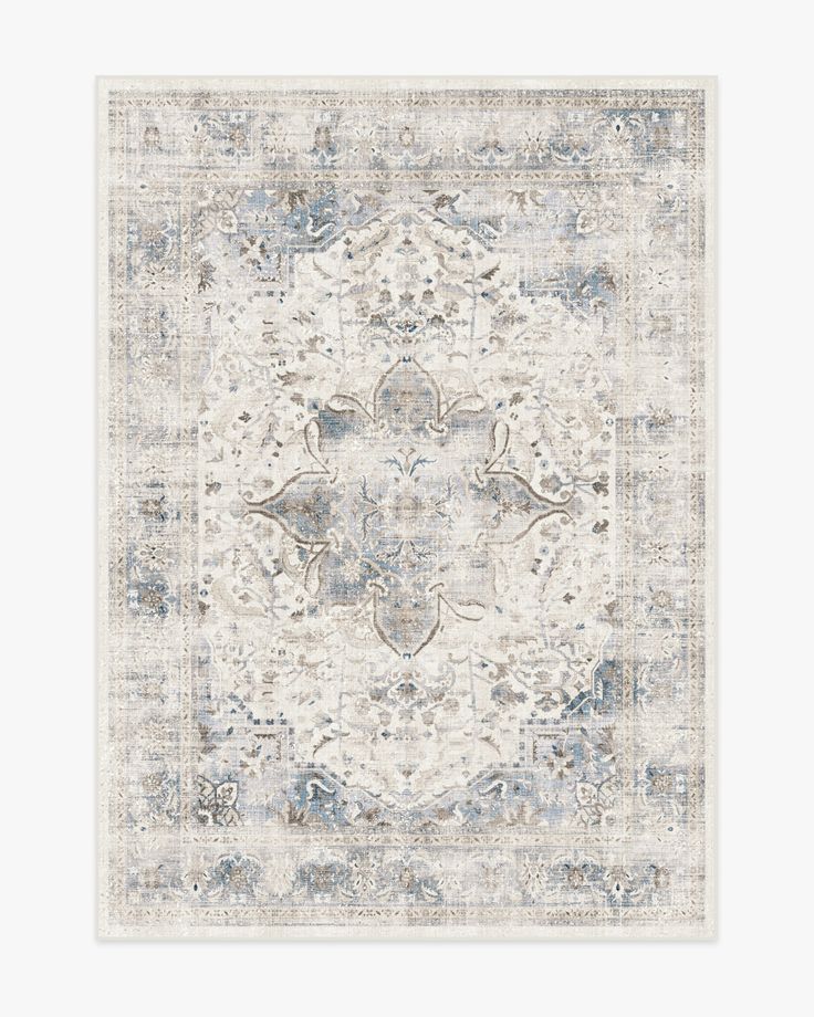 Sarrah Blue Quartz Tufted Rug | Ruggable Trending Rugs, Coral Rug, Rugs Washable, Beach House Interior Design, Ruggable Rug, Chenille Rug, Flat Woven Rug, Area Rug Runners, Rug Stain