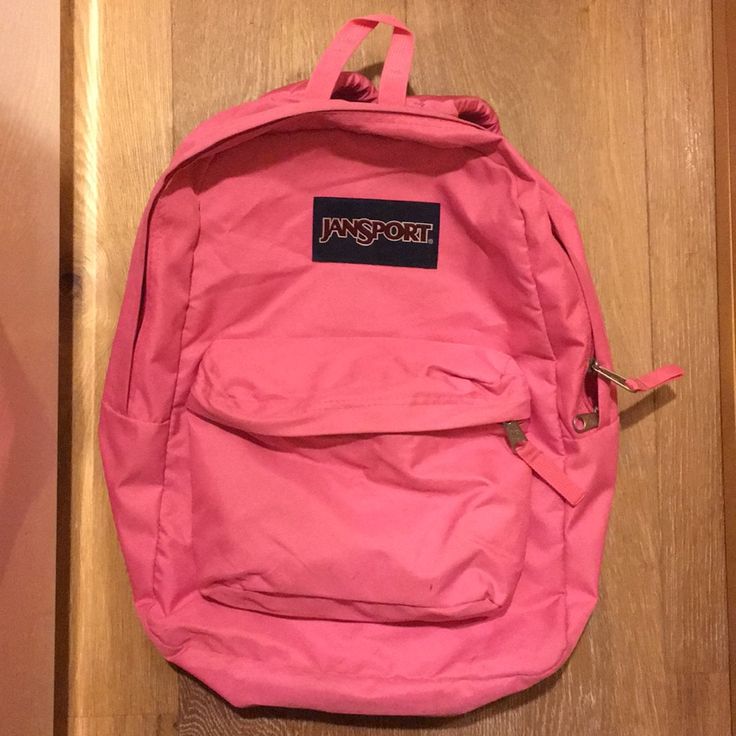 Pink Jansport Backpack, Pink School Bags, Mochila Jansport, Strawberry Soda, Bags Pink, Vide Dressing, School Tips, Back To School Supplies, Jansport Backpack