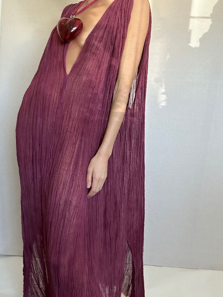 Elegant V-neck Midi Dress As Beach Cover-up, Chic V-neck Beach Cover-up Dress, Elegant Sleeveless V-neck Dress For Beach, Sleeveless Silk V-neck Dress For Summer, Elegant Fitted V-neck Dress For Vacation, Chic V-neck Spring Gown, Casual Maxi V-neck Dress, V-neck Midi Dress For Beach Party, Elegant Flowy V-neck Dress For Vacation