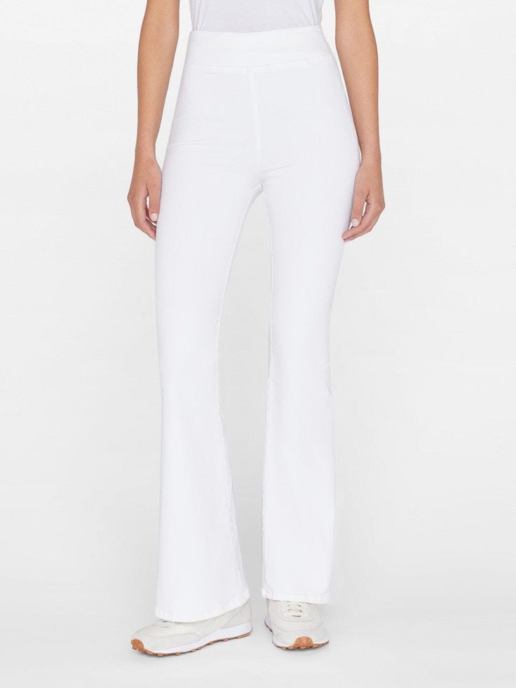 The Jetset Flare White Chic Fitted White Flares, Chic White Fitted Flares, White Chic Wide Leg Flares, Chic White Wide Leg Flares, Chic White Wide-leg Flares, Stretch Flare Jeans With Flared Hem For Summer, Summer Stretch Flare Jeans With Flared Hem, Fitted Wide Leg White Flare Jeans, White Fitted Wide Leg Flare Jeans