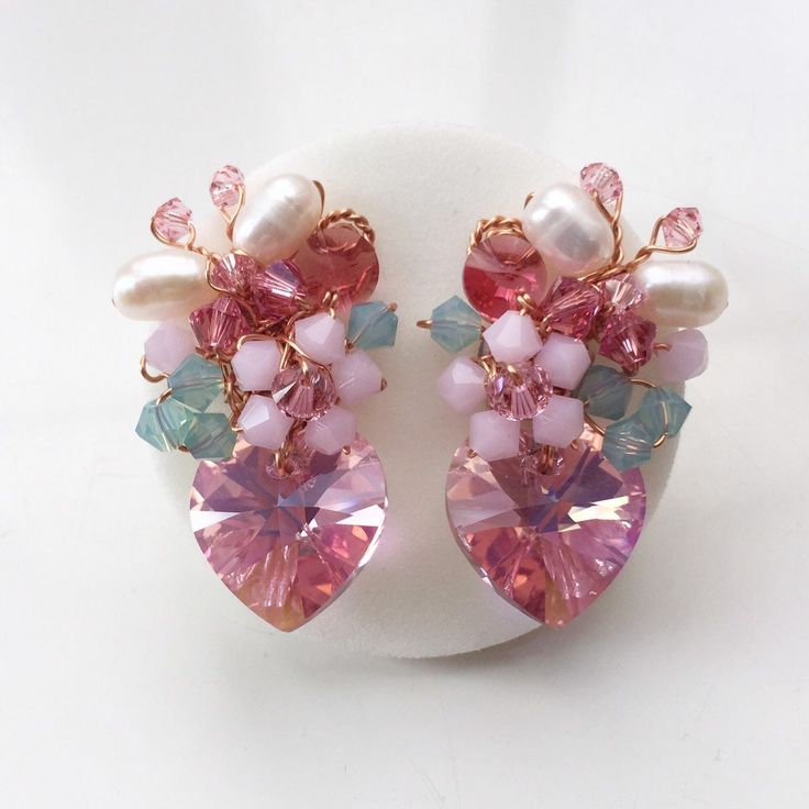 This is Floral butterfly heart post earrings. - using surgical steel earrings stud. @ Earrings size w 1.8 x 3 cm. Thank you for visiting PastelGems. Heart-shaped Clip-on Wedding Earrings, Wedding Heart-shaped Clip-on Earrings, Valentine's Day Dangle Pearl Earrings For Pierced Ears, Pink Pierced Earrings As Gift, Pink Heart Cut Earrings For Party, Pink Heart-shaped Crystal Earrings For Valentine's Day, Pink Crystal Earrings For Valentine's Day, Pink Heart Crystal Earrings For Valentine's Day, Valentine's Day Gift Drop Clip-on Earrings