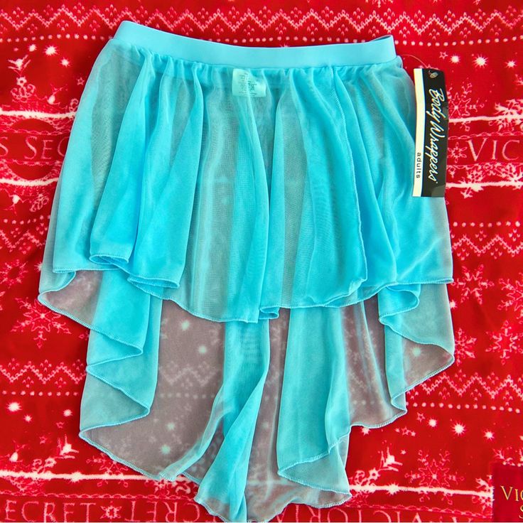 Brand New With Tags. Size Xs/S Light Blue Stretch Mini Skirt, Blue Stretch Tiered Mini Skirt, Light Blue Stretch Skirt, Light Blue Flowy Skirt For Party, Flowy Light Blue Party Skirt, Stretch Blue Tiered Skirt, Fitted Blue Mini Skirt, Blue Fitted Mini Skirt, Light Blue Lined Skirt For Party