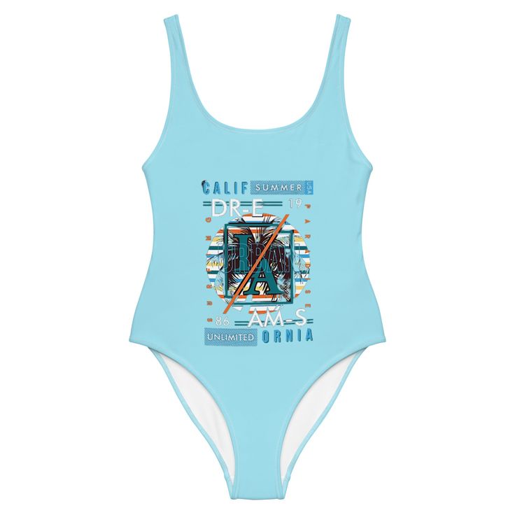 This one-piece swimsuit for all figures will bring out your best features. Enjoy the smooth fabric and the flattering design, and show it off by the sea or pool! • 82% Polyester, 18% Spandex • Fabric weight: 6.78 oz/yd² (230 g/m²), weight may vary by 5% • Chlorine-resistant fabric • Cheeky fit with a scoop neckline and a low scoop back • Zig-zag stitching • Double-layer front • Four-way stretch material stretches and recovers on the cross and lengthwise grainsSize guide CHEST (cm) WAIST (cm) HIP Trendy Sleeveless Pool Bodysuit, Trendy Sleeveless Swimwear For Beach Season, Trendy Sleeveless One Piece For Poolside, Trendy Sleeveless One Piece For Pool, Trendy Sleeveless One Piece For Swimming, Trendy Sleeveless One-piece For Poolside, Trendy Sleeveless One-piece For Swimming, Trendy Sleeveless One-piece For Pool, Trendy Sleeveless One-piece Swimsuit