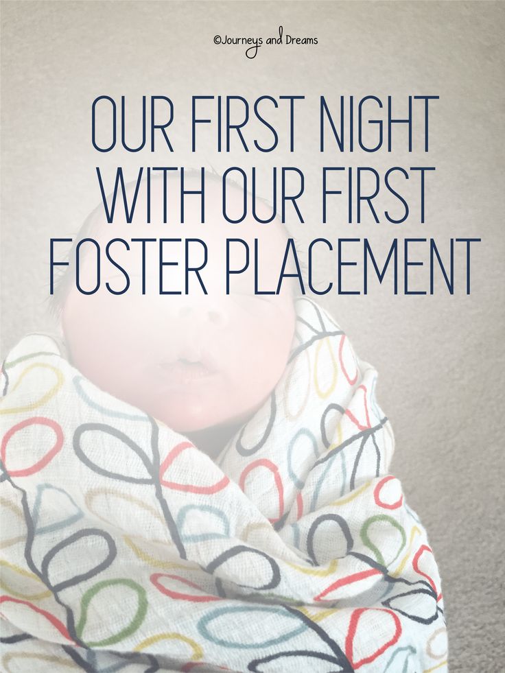 a baby wrapped in a blanket with the words our first night with our first fosterer placement