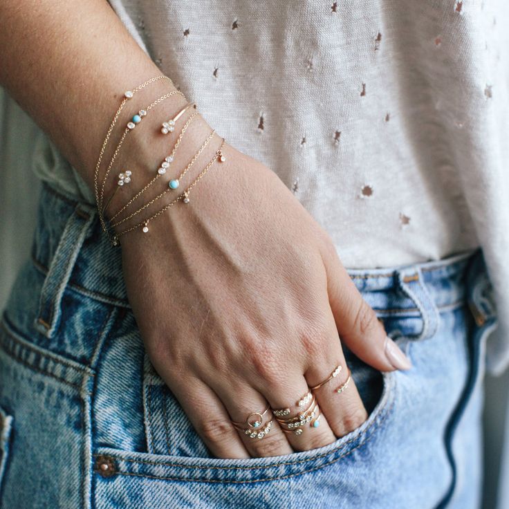 14k gold cable chain bracelet with a bezel set round white diamondSPECIFICS • 14k cable chain adjustable at 6-6.5-7"• white diamond .05 ctw Diamond Bezel Ring, Diamond Bezel Bracelet, Bezel Bracelet, Zoe Chicco, Open Cuff Bracelet, Bezel Ring, Circle Ring, Gold Bracelet Chain, 14k Gold Ring