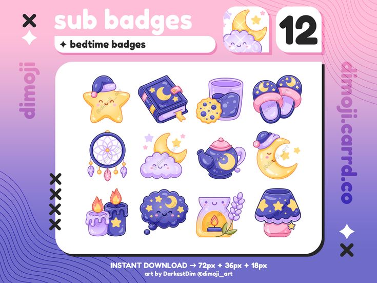 Bedtime Badges | Cosy Dreams | Clouds & Stars | Twitch/YouTube/Discord | Bit Badges | Sub Badges | Subscriber Badges | Stream Badges Moon Candles, Star Book, Moon Clouds, Star Cloud, Game Icon, Transparent Png, Zip File, Submarine, Drawing And Illustration