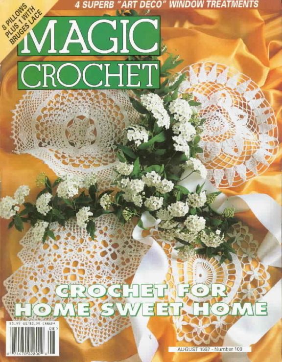 the front cover of a magazine with flowers and laces on it's covers