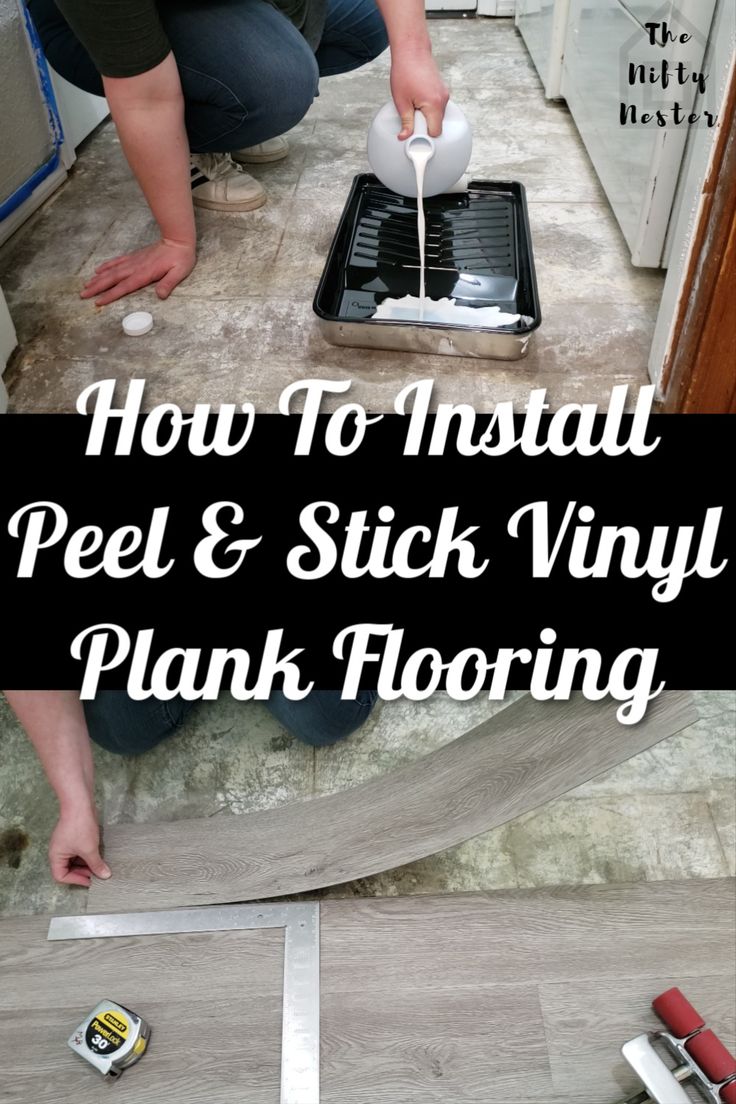 how to install peel and stick vinyl plank flooring