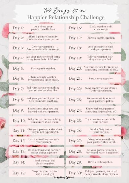 Marriage Challenge, 30 Day Challenges, Cute Date Ideas, Happy Relationship, Ending A Relationship, Relationship Challenge, Cute Date, Ways To Show Love, Vie Motivation