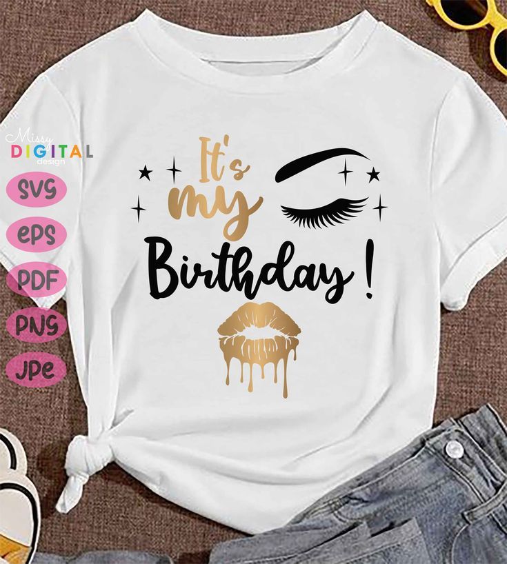 Birthday Queen Svg, It's My Birthday Shirt, Happy Birthday Shirt, Birthday Logo, 40th Birthday Shirts, Custom Birthday Shirts, Queen Svg, Birthday Queen, It S My Birthday