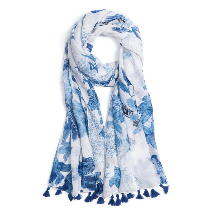 PRICES MAY VARY. ★MATERIAL - Our scarves are made of high quality voile, very lightweight, soft and breathable. ★DESIGN - Our scarves depict vivid and natural floral and plant motifs and are dyed with high quality eco-friendly dyes, the colors are bright and not easy to fade. ★MULTIPURPOSE - Our oversized scarf size is 70x33 inches, can be flexibly transformed according to your needs, adding a unique and stylish element to your look when transformed into neck scarf, capes or shawls. It can also Style Scarves, Shirt And Dress, Printed Scarves, Leopard Print Scarf, Fall Scarves, Scarf For Women, Colorful Scarf, Oversized Scarf, Large Scarf