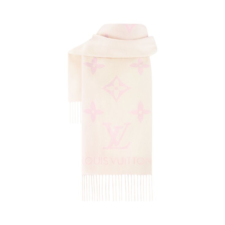 LOUIS VUITTON® - Reykjavik Scarf - Light Pink Scarf Louis Vuitton, Louis Vuitton Shawl Louis Vuitton Official, Luxury Designer Pink Scarves, Louis Vuitton Logo Mania Scarf, Silk Scarf Louis Vuitton, Louis Vuitton Scarf, Micro Bags, Classic House Design, Louis Vuitton Official Website