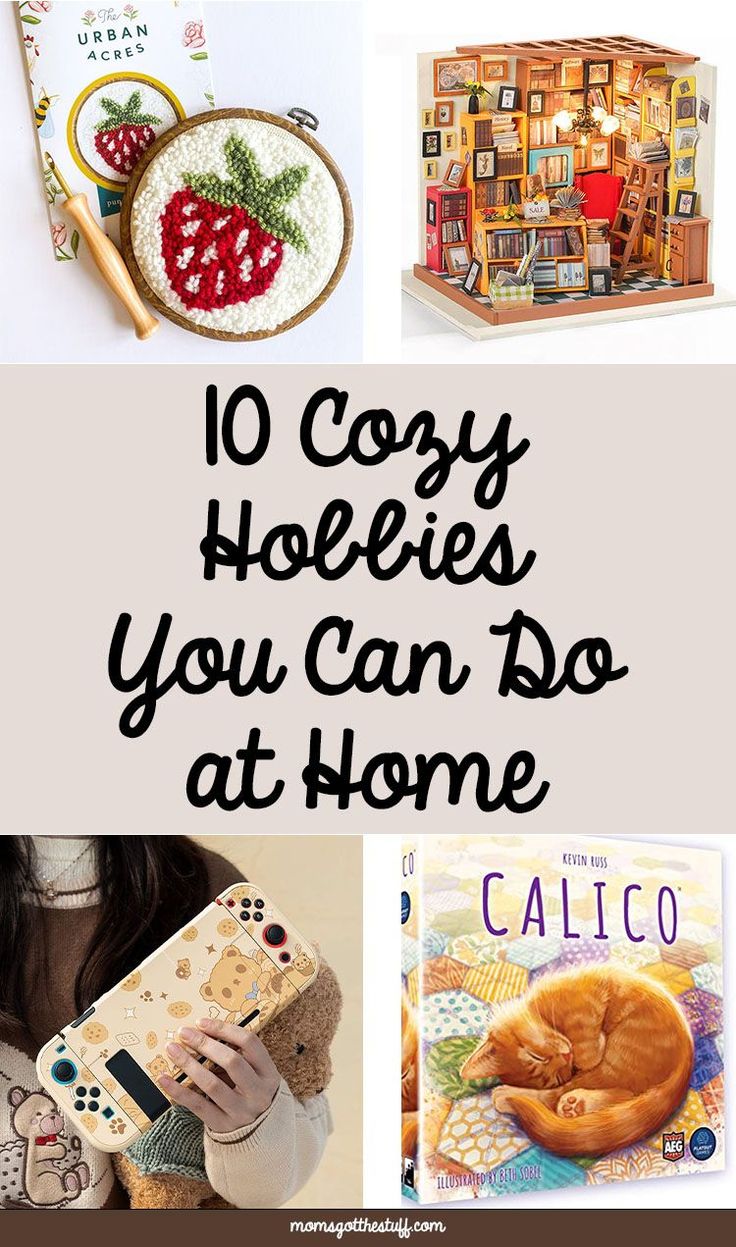 the words 10 cozy holes you can do at home