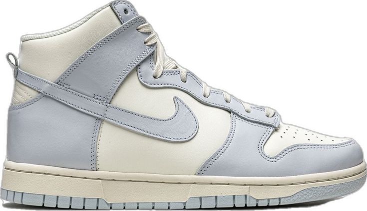 Nike Dunk High, High Sneakers, Dunk High, Grey Sneakers, Nike Dunk, Nike Dunks, Grey Leather, Sneakers White, White Leather