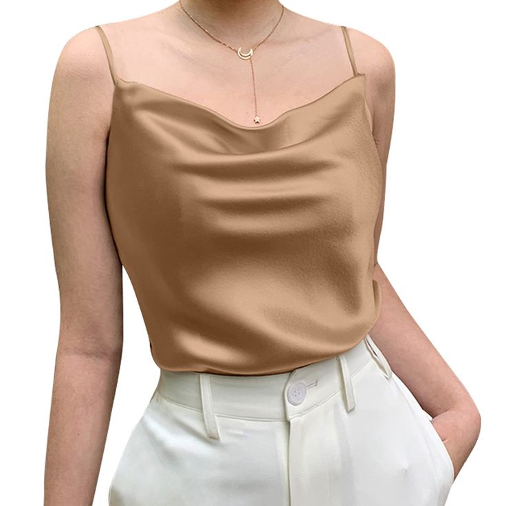 Blouse Satin, Silk Blouses, Silk Cami, Silk Tank Top, Satin Blouses, Silk Tank, Top Tank, Satin Top, Lady V