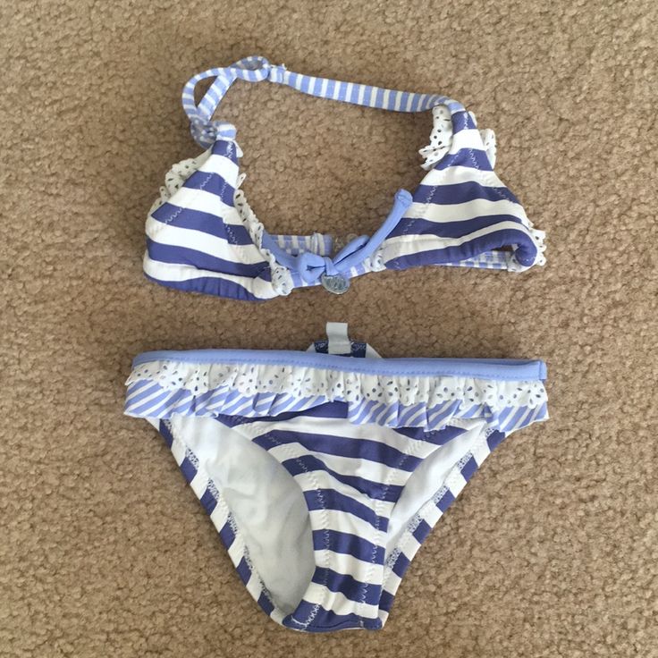 Omg!!! So Adorable. Size 1 (I Would Say Fits The First Few Months) Mayoral Chic Blue And White Bikini Only Tried On Never Worn In The Pool Playful Beach Sets With Stretch, Blue Stretch Swim Sets For Pool, Blue Stretch Swimwear Sets For Pool, Blue Stretch Sets For Pool, Fitted Beachwear Tankini For Playtime, Blue Fitted Swim Set, Fitted Blue Swim Sets, Blue Swimming Sets, Blue Summer Tankini For Playwear