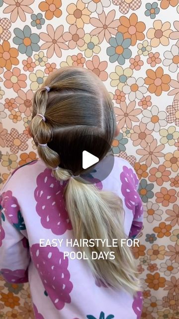 HAIRY STYLES FOR KIDS on Instagram: "The girls started swim lessons this week so we will be sharing some of our favorite pool day hairstyles. We also love this leave in swim spray from So-Cozy to make sure their hair is protected from all the chlorine. Tag us if you try this style!   #kidshairstyles #toddlerhairstyles #babyhairstyles #littlegirlhairstyles #littlegirlhairideas #hairideas #kidshair #kidshairideas #toddlerhairideas #hairystyles #kidshairproducts #toddlerhairproducts #littlegirlhair #toddlerhair #viralhair #instagramhair #pooldayhair #pooldayhairstyle #pooldayhairstyles #swimhair #swimhairdontcare #swimhairstyle #bubbleponytail #bubblebraid" Girls Pool Hairstyles, Kids Pool Hairstyles, Toddler Pool Hairstyles, Pool Hairstyles For Kids, Beach Hairstyles For Kids, Kids Beach Hairstyles, Swim Hairstyles For Kids, Pool Hair Ideas Hairstyles For Kids, Swimming Hairstyles For Kids