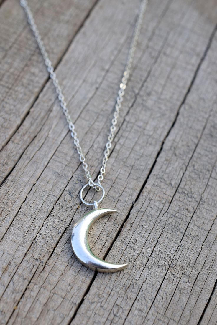 High quality necklace Celestial Jewelry Crescent Moon Necklace Crystal Necklace Statement Necklace Jewelry Women Valentine Gift by Geminimalist. It is a Solid 925 Sterling Silver Crescent Moon Necklace which Makes it a perfect desirable gift for special women in your life. Even it adds up some compliment in your beauty. ✧ WHAT YOU WILL GET *Size of Pendant18-20mm long *HIgh Grade Solid 925 Sterling Silver. *Hypoallergenic metal is used in the Necklace. *Thickness of the chain is 3mm(approx.) *Tr Silver Dainty Moon Charm Necklace, Minimalist Crescent Charm Necklace With Clavicle Chain, Minimalist Crescent Clavicle Chain Charm Necklace, Dainty Silver Necklace With Moon Charm, Minimalist Crescent Moon Phase Charm Necklace, Sterling Silver Half Moon Charm Necklace, Dainty Necklace With Half Moon Charm, Dainty Half Moon Necklace With Moon Charm, Minimalist Half Moon Phase Necklace