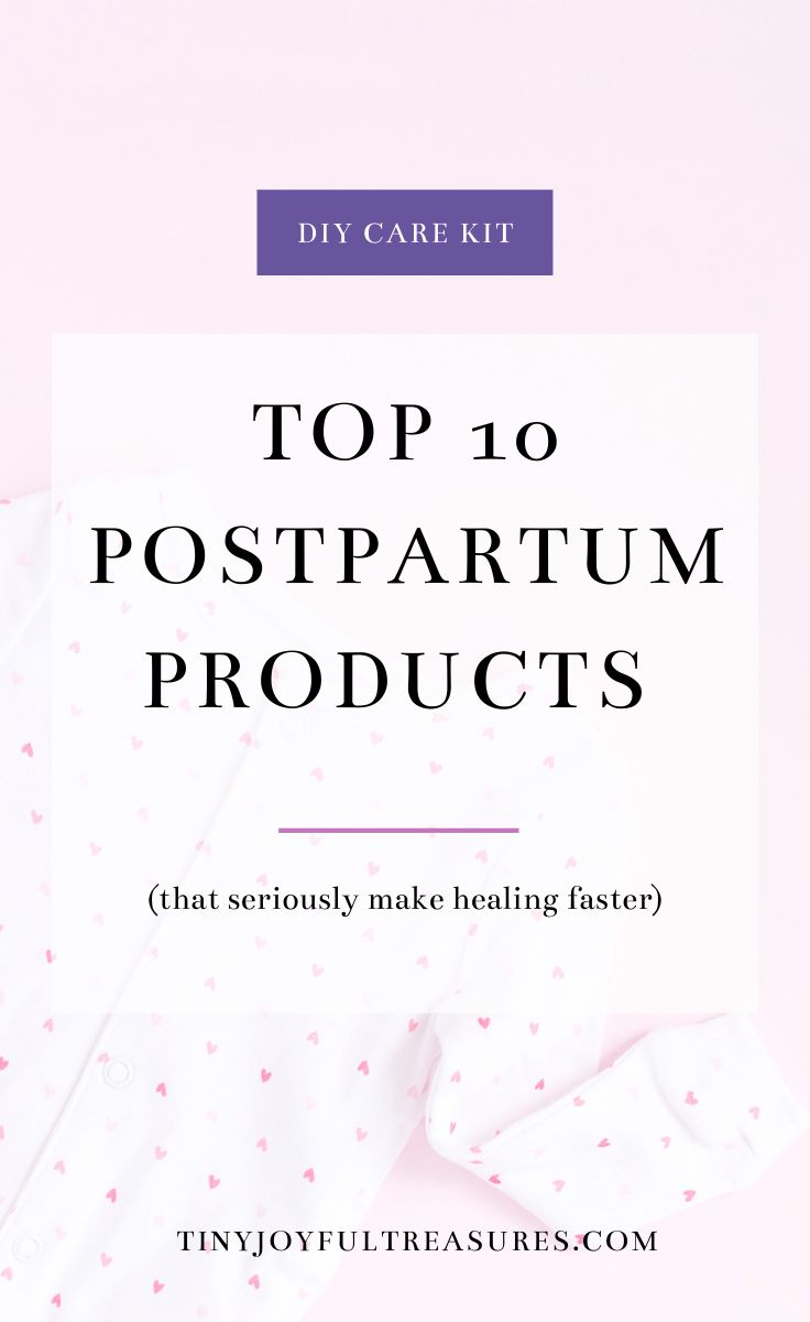 the top 10 postpartum products that seriously make health easier by diy care kit