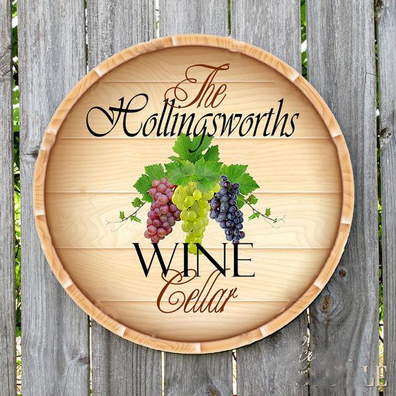 a wooden sign that says the williamsworths wine cellar