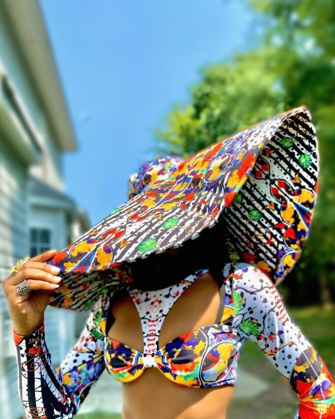 "Keep it cute and chic in our \" Massive Oversized Floppy Kente Print Sun Hat\" this season. This is a one size fits all, lightweight, durable and uniquely sewn hat made from high quality African Ankara print. This hat may help keep your face shaded from the sun as you embark on a full day outdoors and it is sure to turn heads wherever you choose to wear it to. The possibilities are endless with this beautiful well constructed hat! It's the perfect look for your summer vacation, baecation, weeke Yacht Dinner, Oversized Sun Hat, Big Floppy Hat, Dinner Attire, Afro Styles, Beach Hats For Women, Kente Print, Oversized Hat, Beach Hats