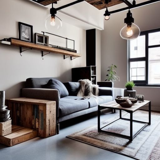 a living room filled with furniture and decor