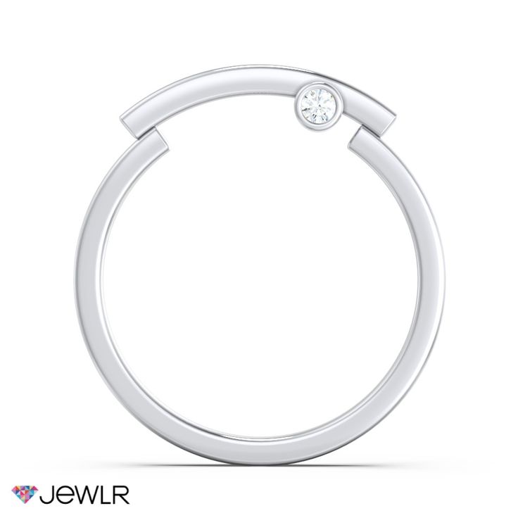 This modern stacking ring is the ideal chic and playful addition to your jewellery wardrobe. Personalize your own hidden treasure with any of our 2mm simulated or genuine gemstones.This ring can be customized in both sterling silver and 10k gold. Modern Everyday Solitaire Stackable Rings, Modern Everyday Stackable Solitaire Rings, Modern Stackable Rings With Bezel Setting, Modern White Gold Diamond Birthstone Ring, Modern White Gold Promise Birthstone Ring, Modern Diamond White Stackable Rings For Anniversary, Modern Stackable Rings For Anniversary In Diamond White, Modern Stackable Round Cut Diamond Ring, Modern Diamond Birthstone Ring