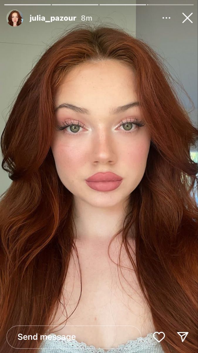 Pale Skin Red Hair Makeup, Makeup For Red Hair Green Eyes, Pale Skin Green Eyes Hair Color, Ginger Hair Brown Eyes, Red Hair And Green Eyes, Ginger Brown Hair, Best Fall Hair Colors, Fake Ginger, Pale Skin Hair Color