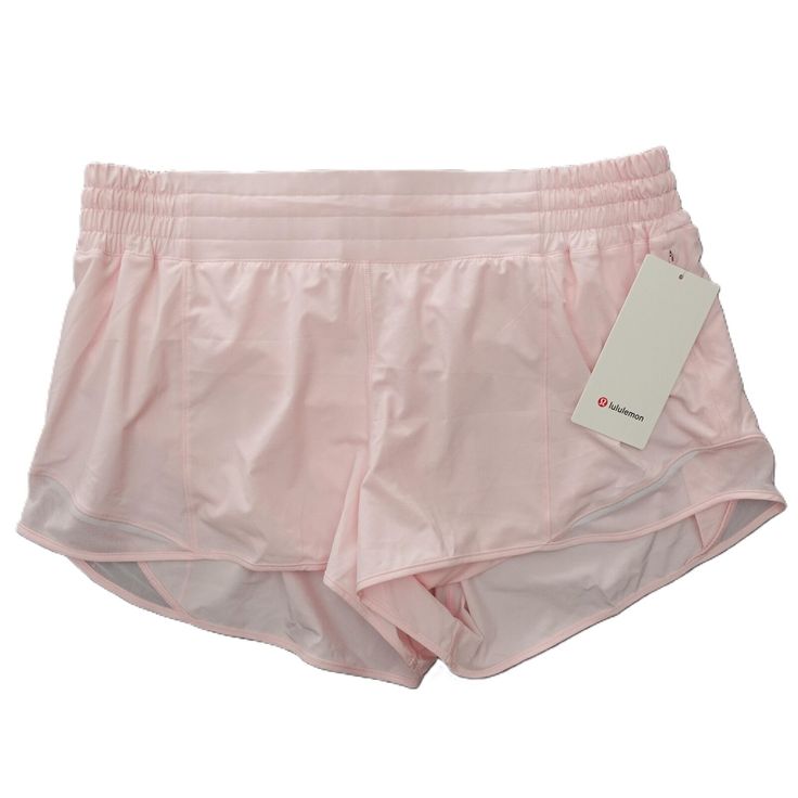 Lululemon Hotty Hot High Rise Stmi Strawberry Milkshake Pink Shorts 2.5" Size 12 Step Into Your Workout Routine With Renewed Vigor In These Lululemon Athletic Shorts. The Light Pink Hue Harmonizes With The Sleek Design To Make A Statement In Your Fitness Wardrobe. With Features Like A Low Rise Elastic Waistband And Attached Tag, These Shorts Blend Practicality With Style. Condition: New Condition Size: 12 Features: Elastic Waistband, Light Pink Color, Attached Tag, Low-Rise, Athletic Brand: Lulu Ponk Shorts, Luku Shorts, Light Pink Lululemon Shorts, Lululemon Hottie Shorts, Lululemon Shorts Png, Ballet Fits, Pink Lululemon Shorts, Sporty Clothes, Black Lululemon Shorts