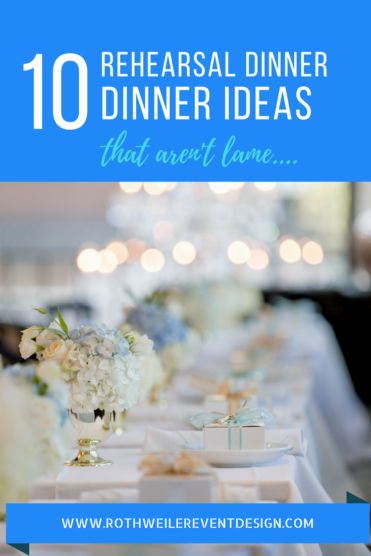 a long table with white flowers and blue ribbon on it is featured in the top ten dinner