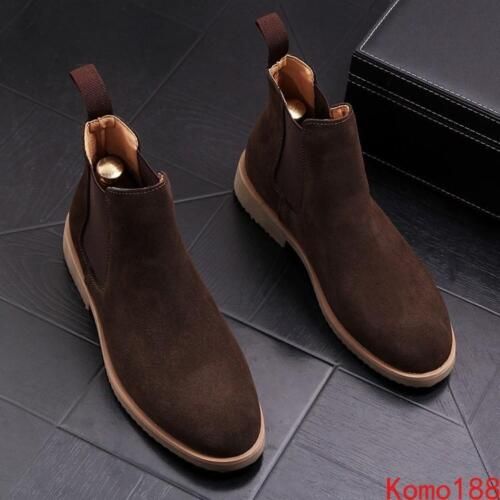 Modern Brown Slip-on Boots, Suede Boots Men, Mens Suede Boots, Boots Outfit Men, Male Shoes, Boots Outfits, Botas Chelsea, Mens Ankle Boots, Spring Boots