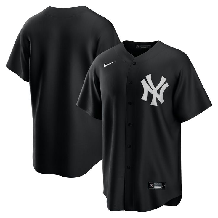 New York Yankees Jersey, Yankees Jersey, Sports Jerseys, Team Jersey, Team Shirts, Baseball Jersey, Black And White Design, Baseball Jerseys, White Design