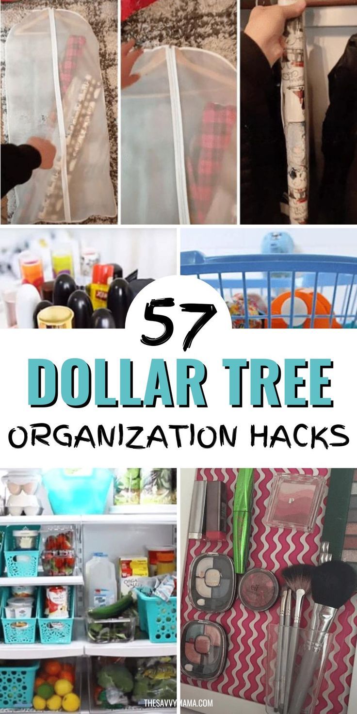 dollar tree organization hacks that are great for organizing