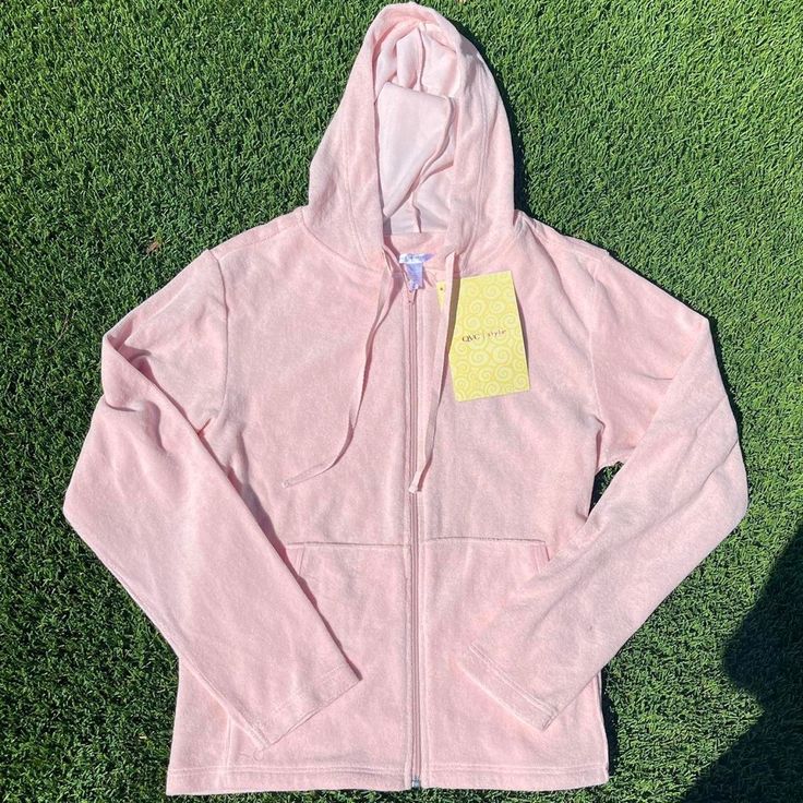 Y2k Terry Cloth Hoodie Brand New With Tags - Hoodie / Sweatshirt - Perfect For Early 2000’s / Y2k Look - Pastel / Light Pink Measurements; Sleeve: 23 In Length: 21 In Pit To Pit: 16 1/2 In #Tracksuit #2000’s #Y2k #Pink #Terrycloth Spring Streetwear Outerwear With Cozy Fit, Cozy Fit Spring Outerwear For Streetwear, Cozy Spring Streetwear Outerwear, Pink Fleece Hooded Jacket For Streetwear, Pink Hooded Y2k Hoodie, Pink Y2k Hooded Hoodie, Fitted Y2k Hoodie, Pink Y2k Style Hoodie For Fall, Pink Y2k Hoodie For Fall