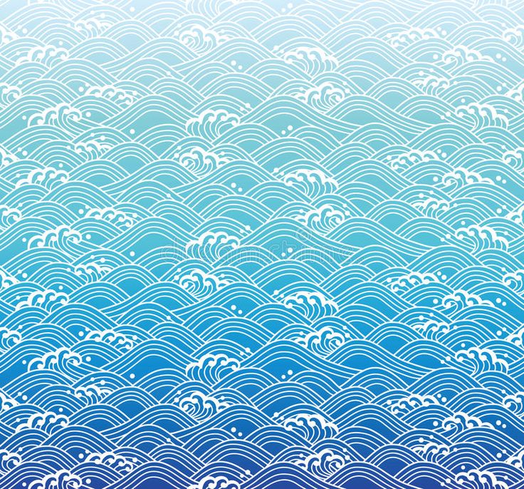 an abstract blue and white background with waves