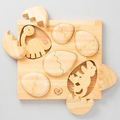 Kids Woodworking Projects, Woodworking Projects For Kids, Woodworking For Kids, Wooden Baby Toys, Kids Wooden Toys, Natural Toys, Baby Dinosaurs, Baby Diy, Kids Wood