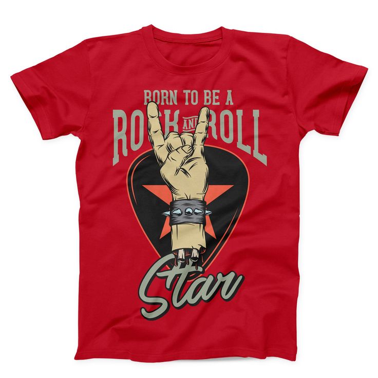 Born To Be Rock And Roll Unisex T-shirt This t-shirt is everything you've dreamed of and more. It feels soft and lightweight, with the right amount of stretch. It's comfortable and flattering for both men and women. * 100% combed and ring-spun cotton (heather colors contain polyester) * Fabric weight: 4.2 oz (142 g/m2) * Shoulder-to-shoulder taping * Side-seamed This product is made on-demand. No minimums Rock And Roll Cotton T-shirt With Graphic Print, Summer Rock T-shirt With Band Logo, Rock Style T-shirt With Band Logo For Music Festivals, Rock And Roll Cotton T-shirt With Band Logo, Cotton Rock And Roll T-shirt With Band Logo, Rock And Roll T-shirt With Band Logo For Summer, Rock And Roll Screen Print Crew Neck T-shirt, Rock And Roll Crew Neck T-shirt With Screen Print, Rock Style Band Logo T-shirt With Crew Neck