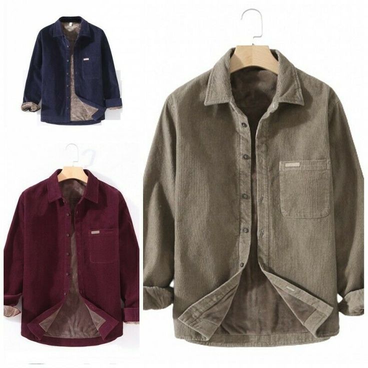 Free & Fast shipping 100% Satisfaction guarantee 30 Days Money Back 100% DELIVERED & TRACKED lowest price guranteed on all orders top quality Your Best Choice & 5 STAR SERVICE Winter Men's Corduroy Shirt Brushed Lined Button Front Plain Tops Blouses New D DESCRIPTION Brand Unbranded Size M-3XL Size Type Regular Sleeve Length Long Sleeve Style Basic Chest Size 40-47 in Closure Button Country/Region of Manufacture China Department Men Distressed No Fit Relaxed Garment Care Machine Washable Graphic Long Sleeve Blouses, Cardigan Casual, Corduroy Shirt, Plain Tops, Casual Button Down Shirts, Sleeve Styles, Casual Shirts, Top Blouse, Long Sleeve Blouse