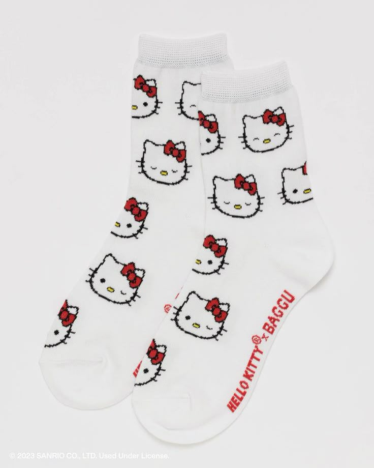 These Unisex crew socks are woven from soft and stretchy bamboo rayon — a real treat for your feet! Dr Shoes, Sock Drawer, Crew Sock, Holiday Stockings, Cute Socks, Us Man, Crew Socks, Gingham, Hello Kitty