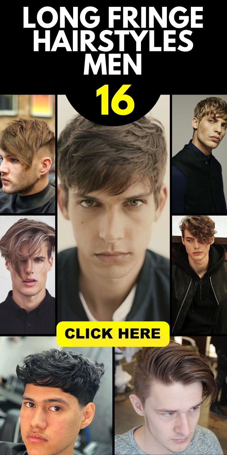 Find inspiration in long fringe hairstyles for men inspired by Korean fashion trends. These hairstyles capture the essence of Korean style, combining creativity and sophistication for a unique and fashion-forward look.Discover the effortless charm of long fringe hairstyles for men with grown-out hair. These hairstyles embrace the natural flow and movement of your hair, creating a relaxed and carefree look that exudes confidence and style. Long Fringe Mens Hairstyles, Fringe Haircut Men Straight Hair, Long Fringe Haircut Men, Side Fringe Hairstyles Mens, Long Fringe Hairstyles Men, Long Fringe Haircut, Side Part Men, Young Mens Hairstyles, Side Fringe Hairstyles