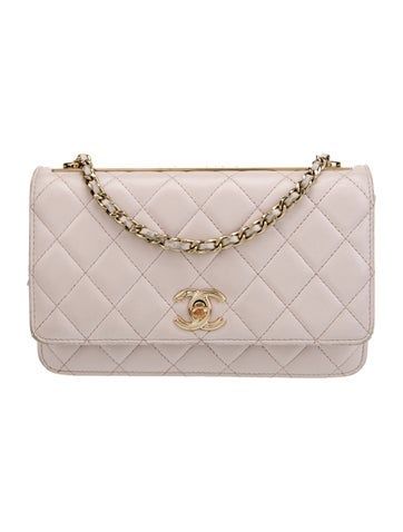 Chanel Crossbody BagFrom the 2022 Collection by Virginie ViardPink LambskinInterlocking CC Logo, Quilted Pattern & Chain-Link AccentGold-Tone HardwareChain-Link Shoulder StrapLeather Lining & Four Interior Pockets with Card SlotsTurn-Lock Closure at FrontIncludes Box White Chic Wallet On Chain For Formal Occasions, White Luxury Wallet On Chain For Formal Occasions, Luxury White Wallet On Chain For Formal Occasions, Chic White Wallet On Chain For Formal Occasions, Elegant White Wallet On Chain For Formal Occasions, Elegant White Crossbody Wallet On Chain, White Luxury Wallet On Chain With Chain Strap, Luxury White Wallet On Chain With Chain Strap, Luxury White Wallet On Chain For Evening