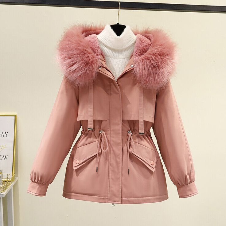 Product Description * Item: Womens Korean Padded Loose Hoodie Cotton Blend Jacket Faux Fur Parka Winter Warm * Condition: 100% Brand New * Color: as photo * Size:Asian M-3XL * Package:1pc Coat (without any accessories ）    Please note: 1.Please allow a little error due to manual measurement. 2.The color maybe a little difference because of the light,screen reflection etc. 3.If you are not sure what size to choose, you can tell us your height and weight, we will recommend the right size for you. Faux Fur Parka, Womens Jackets Casual, Loose Hoodie, Fur Parka, Cotton Coat, Womens Fleece, Fashion Korean, Solid Clothes, Winter Coats Women