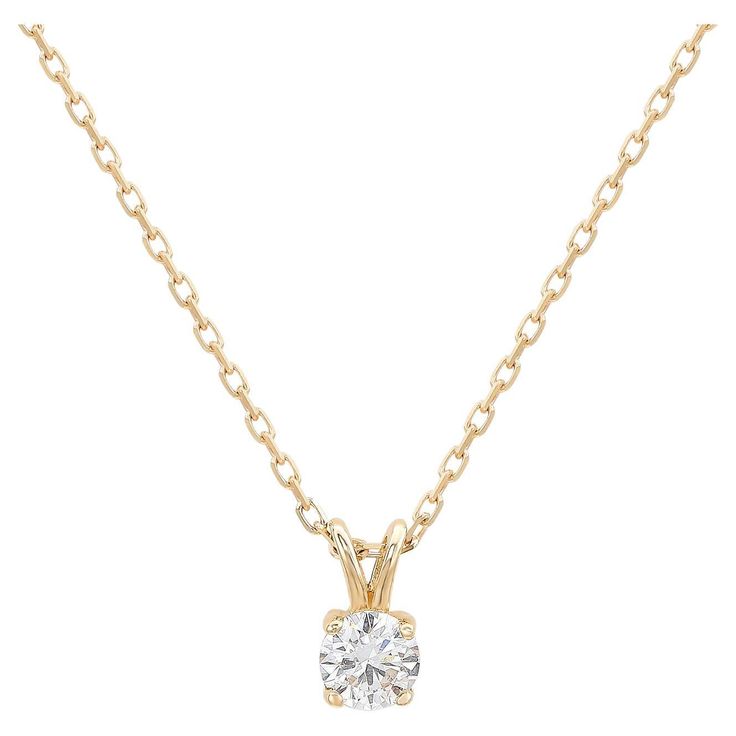 Add an elegant accent to your outfit with this sparkling Suzy Levian solitaire pendant necklace featuring a single gorgeous white diamonds in a split bail prong setting. The sparkling diamond are hand set in 14-karat yellow gold, and weigh 0.26ctw and are g-h, S1-S2 quality. Each necklace includes a 14K yellow gold high polish necklace chain that is secured with a spring ring closure. This necklace is designed by Suzy Levian with a message. By creating jewelry that is beautiful inside and out, S Diamond Solitaire Pendant, Solitaire Pendant Necklace, Sparkling Diamond, Beautiful Inside And Out, Empower Women, Creating Jewelry, Solitaire Pendant, Inner Strength, Sparkle Diamonds