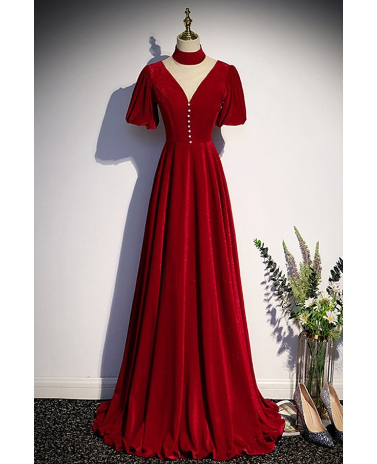 Get 10% off now! Buy elegant vneck burgundy long velvet evening dress at cheap price online. Free stable shipping and pro custom service since 2009. Red Velvet V-neck Party Dress, V-neck Velvet Evening Dress, Elegant V-neck Velvet Wedding Dress, Fitted Velvet V-neck Maxi Dress, Red Velvet V-neck Evening Dress, Elegant Burgundy Velvet Evening Dress, Velvet V-neck Evening Dress, Formal Red Floor-length Velvet Dress, Red Velvet Floor-length Dress For Formal Occasions