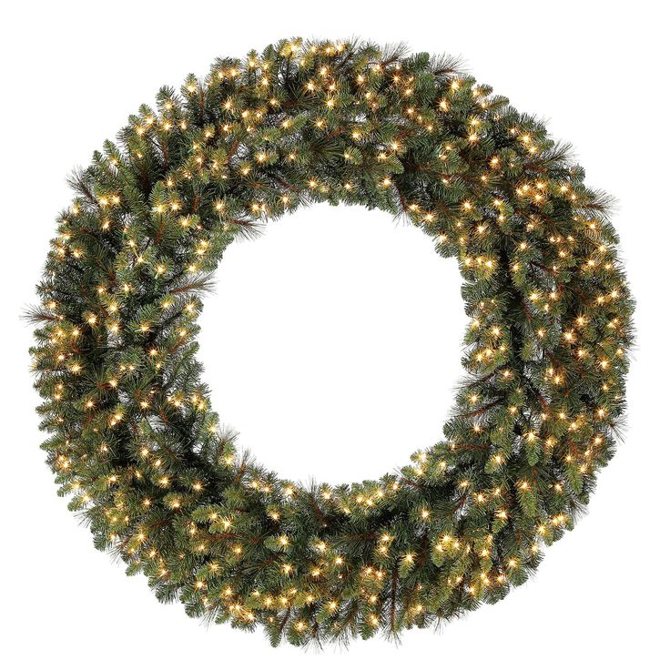 Wreath With Pinecones, Pre Lit Christmas Wreaths, Christmas Wreaths With Lights, Storing Christmas Decorations, Wreath Indoor, Christmas Wreaths & Garlands, Modern Wreath, Artificial Christmas Wreaths, Faux Snow