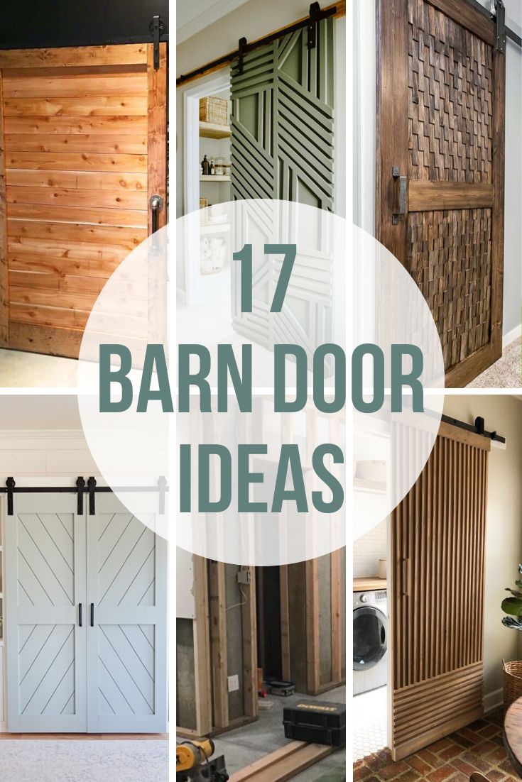 barn door ideas that are easy and cheap to make your home look like it's on the market