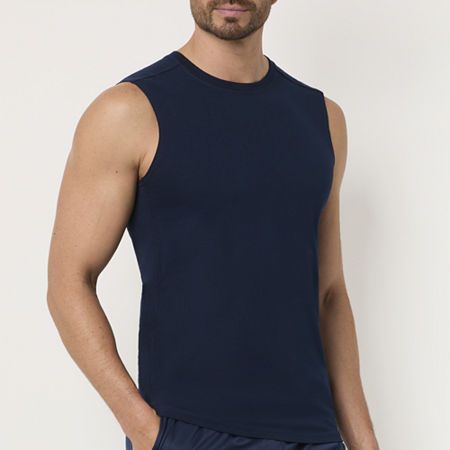 Deemed a Gotta-Have-It item for value you can count on every day! Xersion activewear for men is built for every body, featuring comfort, support, and functionality that will help you achieve your goals. The fabrics are super soft and durable, made with smart details and flattering designs.Closure Type: Pullover HeadFit: Regular FitNeckline: Crew NeckSleeve Length: SleevelessApparel Length: 29 InchesFiber Content: 100% CottonFabric Description: JerseyCare: Machine WashCountry of Origin: Imported Muscle T Shirts, Sleeveless T Shirt, Men's Muscle, Sleeveless Tshirt, Mens Crew Neck, Achieve Your Goals, Shirts Tops, Every Day, Active Wear